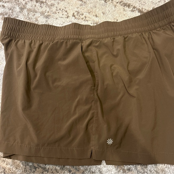 Athleta Women's Brown Athletic Shorts The style is weekender - Picture 5 of 8